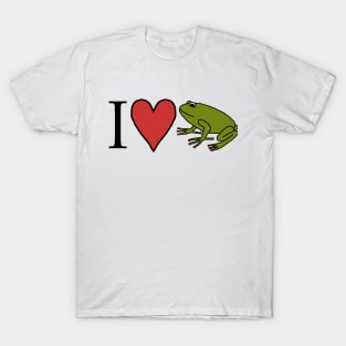 I Love My Cute Frog T-Shirt